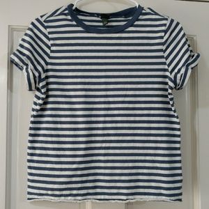 Wild Fable Crewneck striped cotton tee small